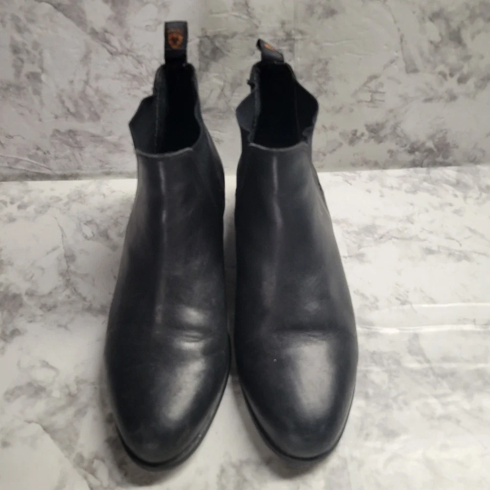Ariat Heritage Paddock Boots Black Leather Equestrian Vintage Boots Womens 11